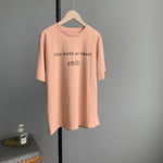 Sherhure 2020  Short Sleeve Women Summer T Shirts O-Neck Letter Print Women Casual T Shirts Tops For Women Blusa