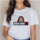 La Casa De Papel Summer 2020 Money Vogue Heist Tshirt The House of Paper T Shirt Casual Dali Mask Woman Tshirt Female Tops