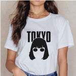La Casa De Papel Summer 2020 Money Vogue Heist Tshirt The House of Paper T Shirt Casual Dali Mask Woman Tshirt Female Tops