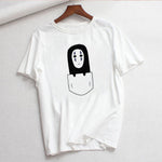 Luslos A Voyage of Chihiro Women T Shirt Short Sleeve White Tshirt Female T-shirt Harajuku Streetwear T-shirts camisetas mujer