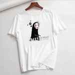 Luslos A Voyage of Chihiro Women T Shirt Short Sleeve White Tshirt Female T-shirt Harajuku Streetwear T-shirts camisetas mujer