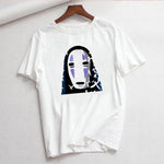 Luslos A Voyage of Chihiro Women T Shirt Short Sleeve White Tshirt Female T-shirt Harajuku Streetwear T-shirts camisetas mujer