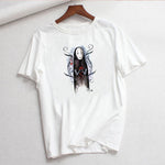 Luslos A Voyage of Chihiro Women T Shirt Short Sleeve White Tshirt Female T-shirt Harajuku Streetwear T-shirts camisetas mujer