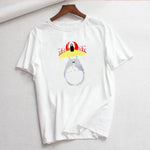 Luslos A Voyage of Chihiro Women T Shirt Short Sleeve White Tshirt Female T-shirt Harajuku Streetwear T-shirts camisetas mujer